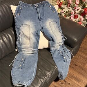 Stylish Blue Boyfriend Jeans